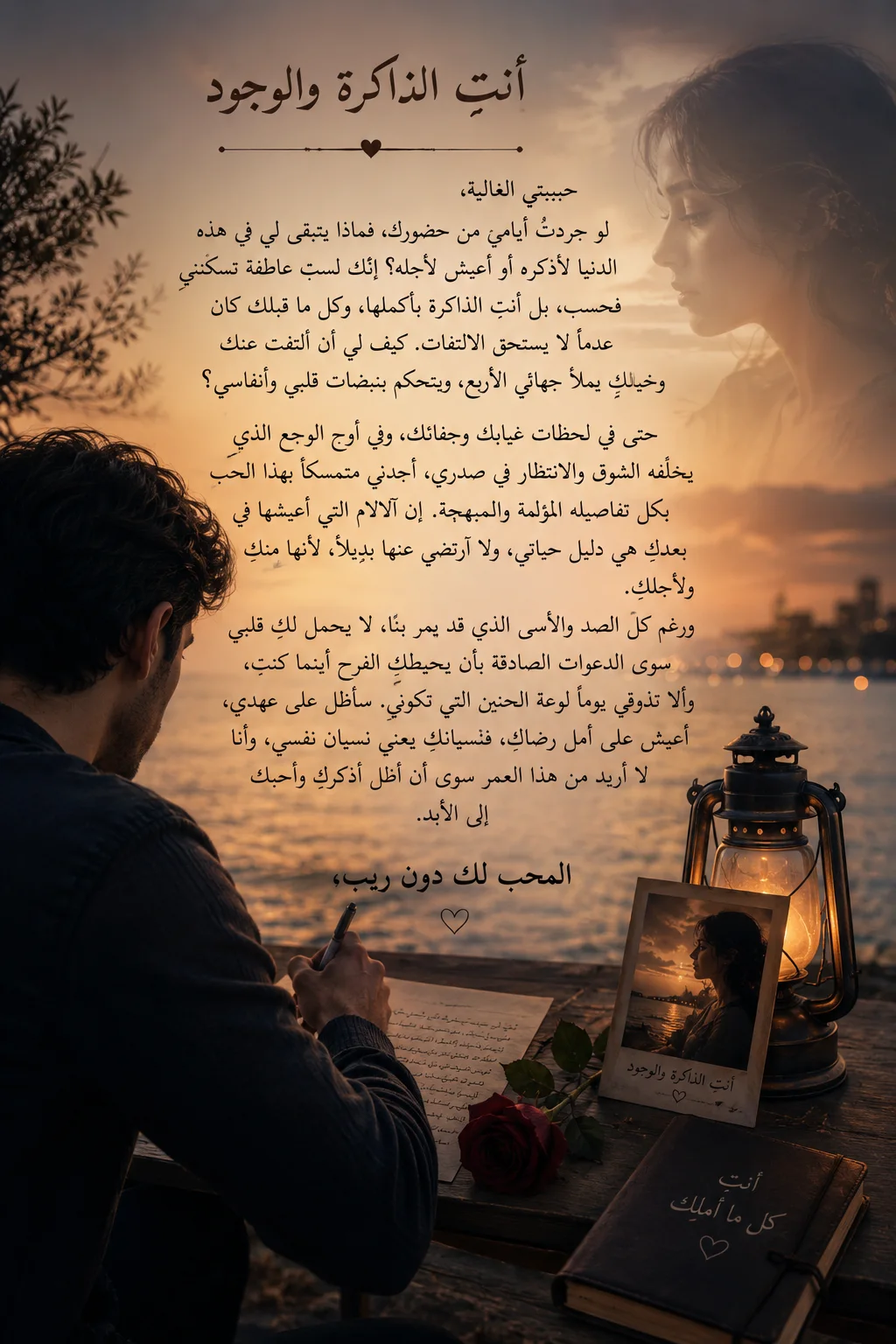 أنتِ الذاكرة والوجود