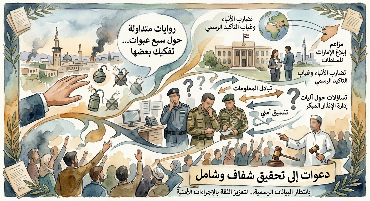 تداول معلومات غير مؤكدة حول ملابسات تفجيرات دمشق...  ودعوات إلى تحقيق شفاف