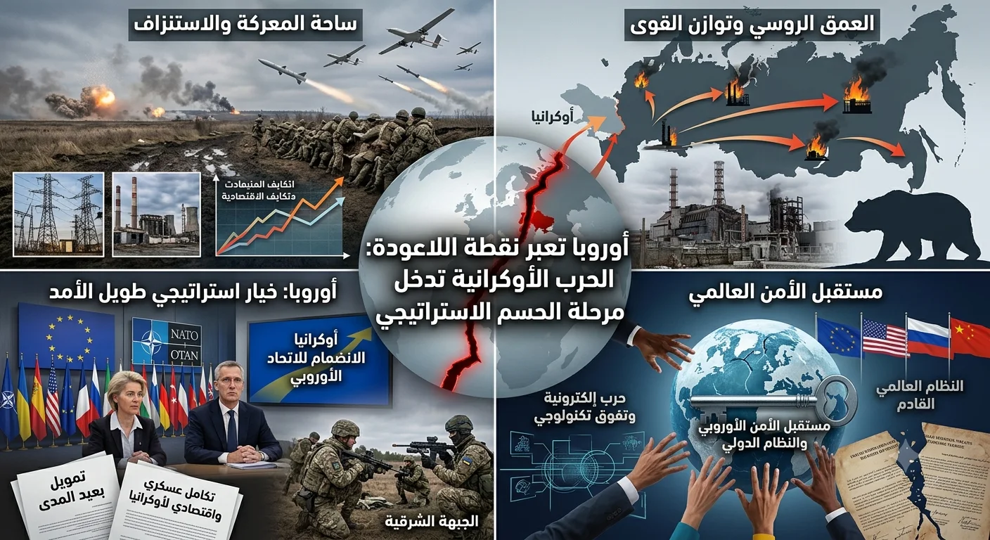 أوروبا تعبر نقطة اللاعودة:  الحرب الأوكرانية تدخل مرحلة الحسم الاستراتيجي