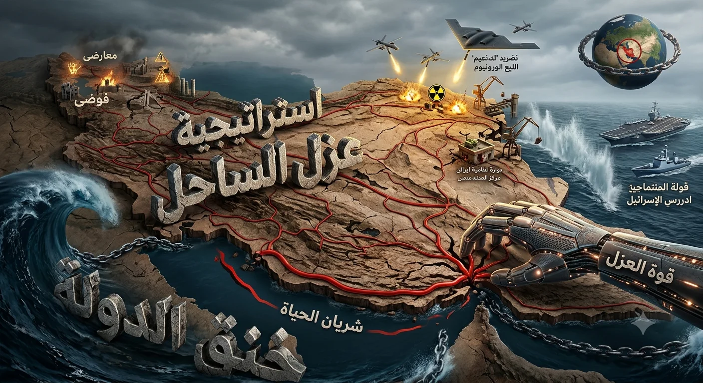 خنق الساحل ودمار الحصن:  كيف تتحول الجغرافيا من حارس لإيران إلى نقطة اختناق لنظامها